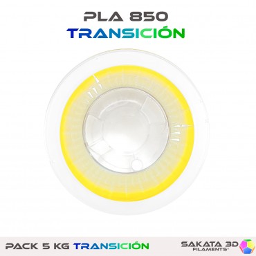 5 Spools pack PLA 850 Transition